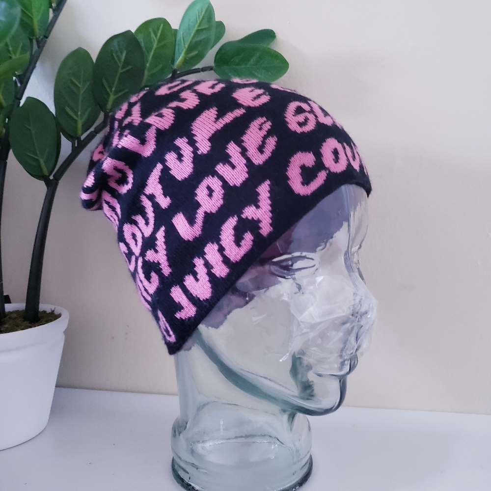 JUICY COUTURE Monogram Beanie - One Size